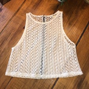 Lace Crop Tank